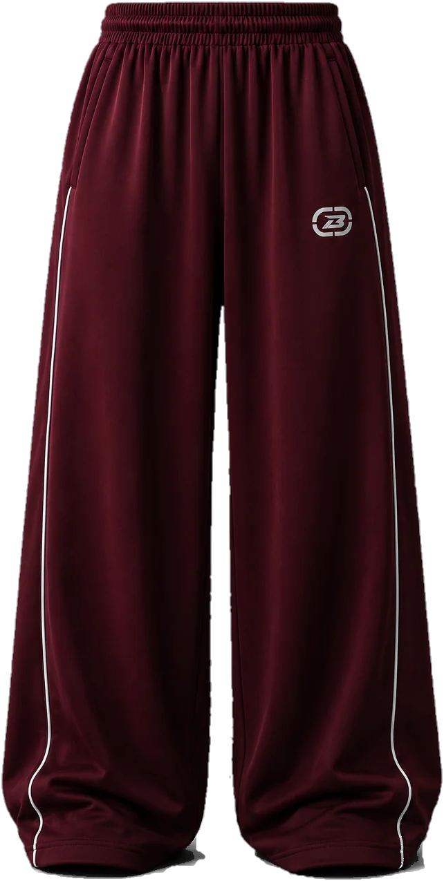 Maroon Pulse Trackpant