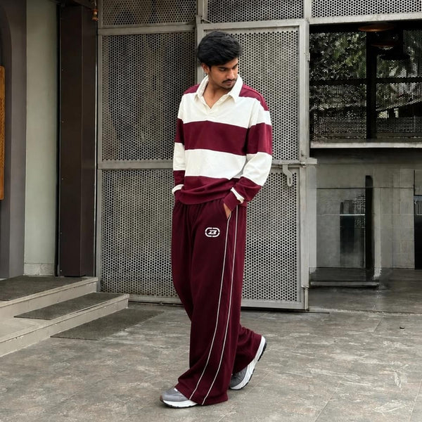 Maroon Pulse Trackpant